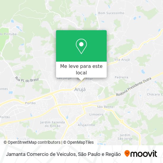Jamanta Comercio de Veiculos mapa