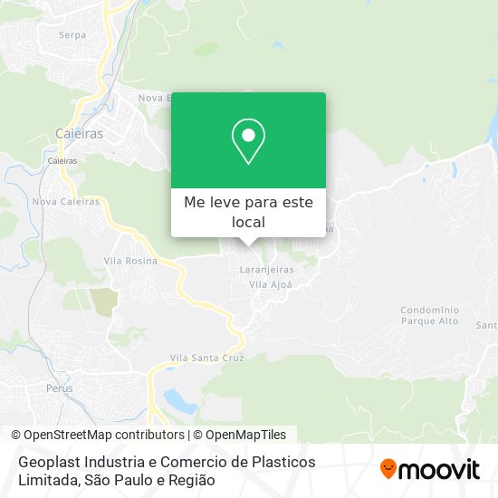 Geoplast Industria e Comercio de Plasticos Limitada mapa