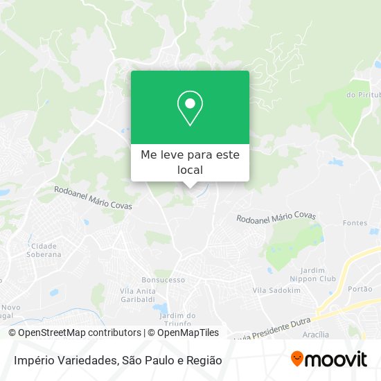 Império Variedades mapa
