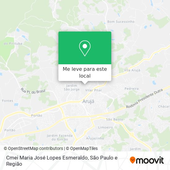 Cmei Maria José Lopes Esmeraldo mapa