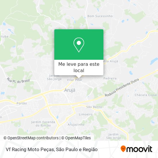Vf Racing Moto Peças mapa