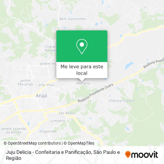 Juju Delícia - Confeitaria e Panificação mapa