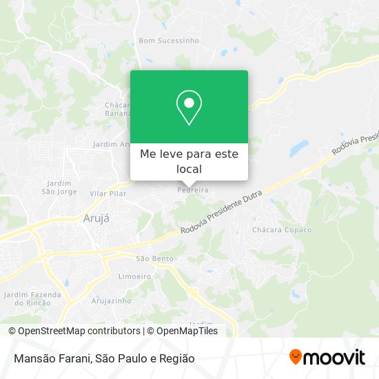 Mansão Farani mapa