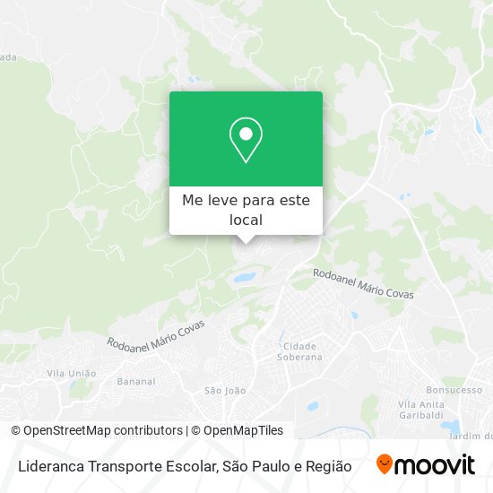 Lideranca Transporte Escolar mapa