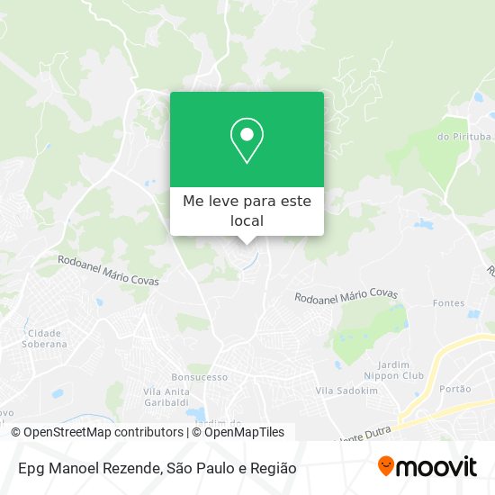 Epg Manoel Rezende mapa