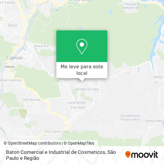 Baton Comercial e Industrial de Cosmeticos mapa