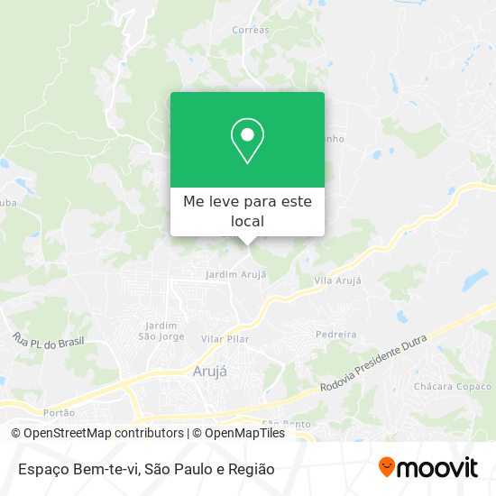 Espaço Bem-te-vi mapa