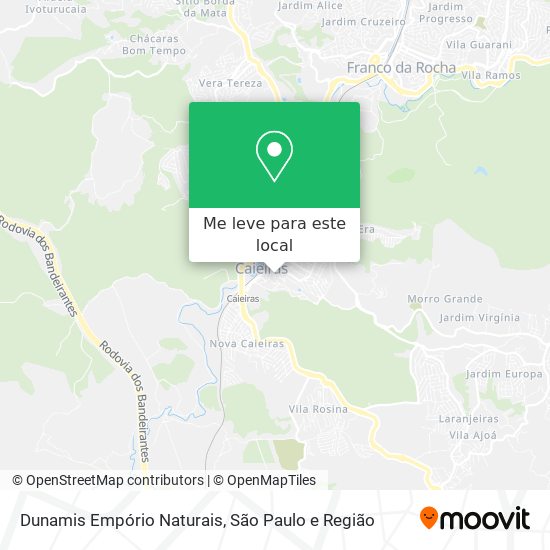 Dunamis Empório Naturais mapa