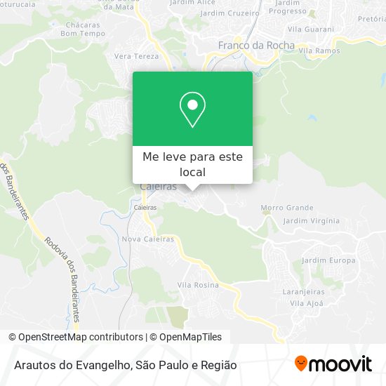 Arautos do Evangelho mapa