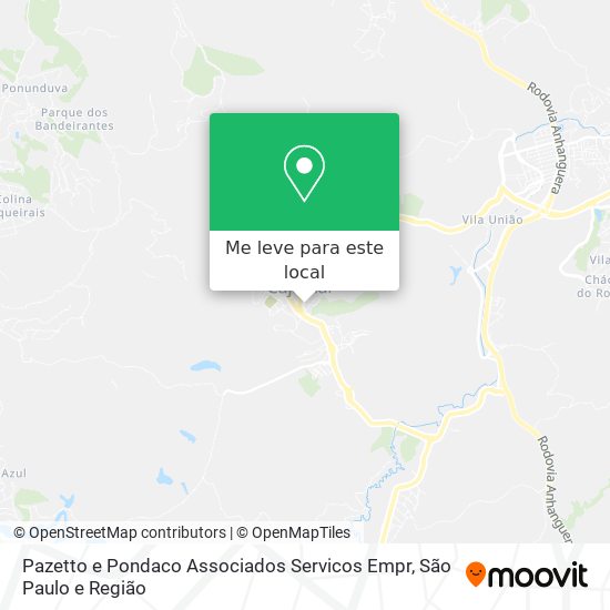 Pazetto e Pondaco Associados Servicos Empr mapa