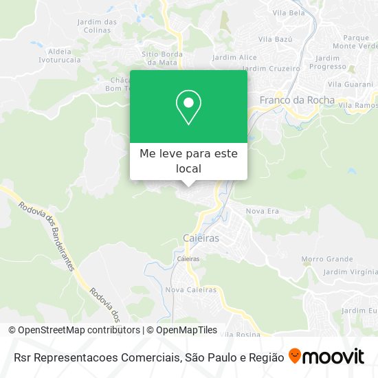 Rsr Representacoes Comerciais mapa