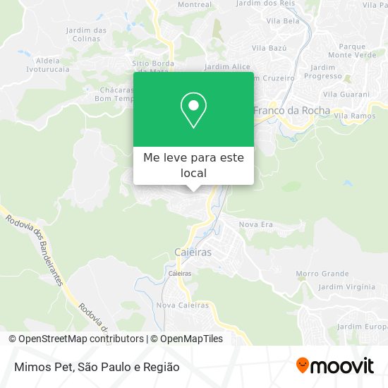 Mimos Pet mapa