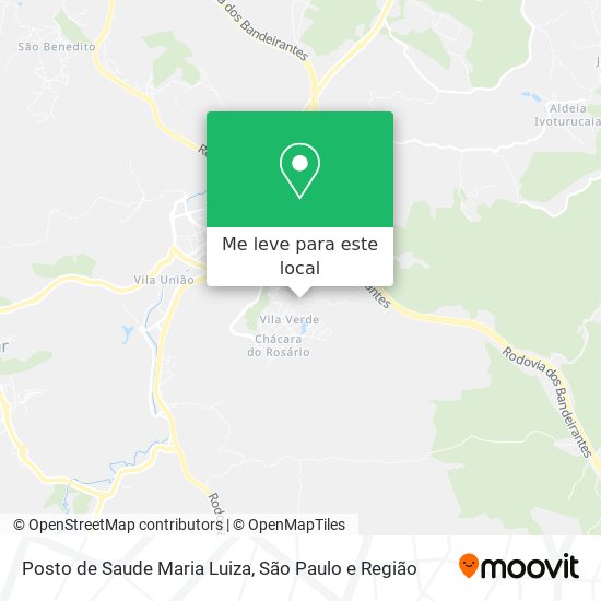 Posto de Saude Maria Luiza mapa