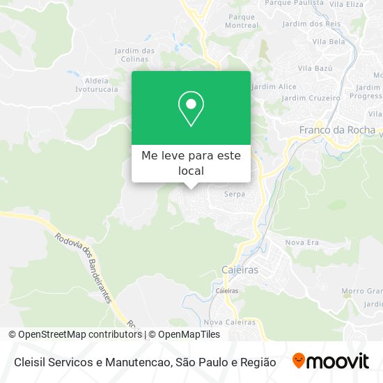 Cleisil Servicos e Manutencao mapa