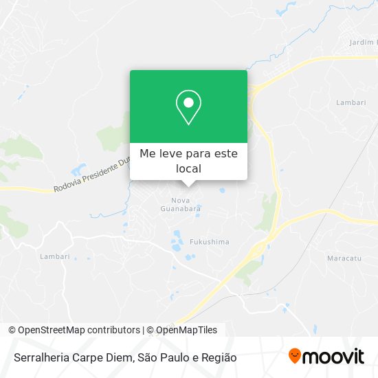 Serralheria Carpe Diem mapa