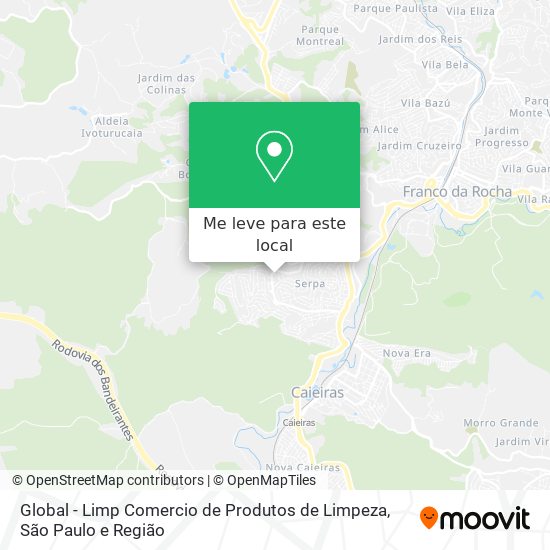 Global - Limp Comercio de Produtos de Limpeza mapa