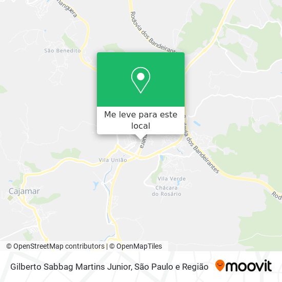 Gilberto Sabbag Martins Junior mapa