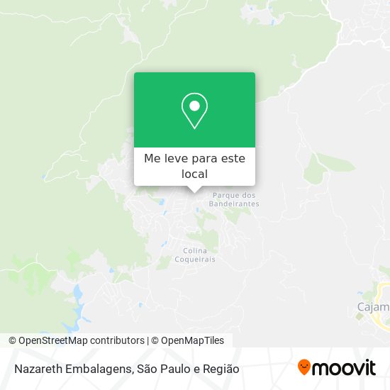 Nazareth Embalagens mapa