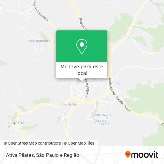Ativa Pilates mapa