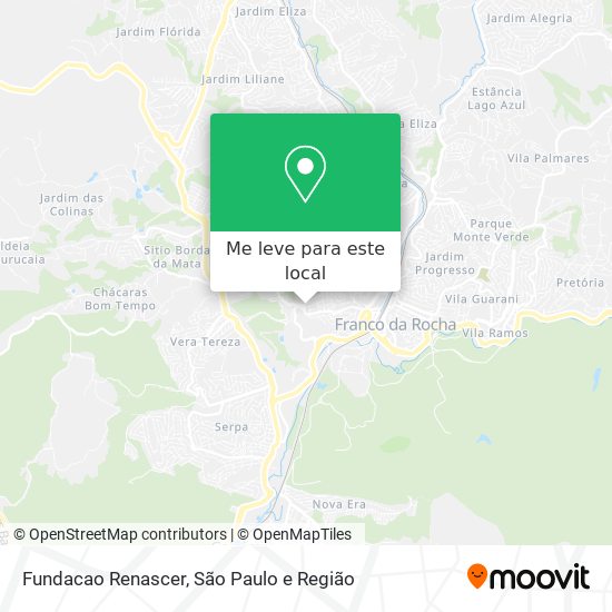 Fundacao Renascer mapa