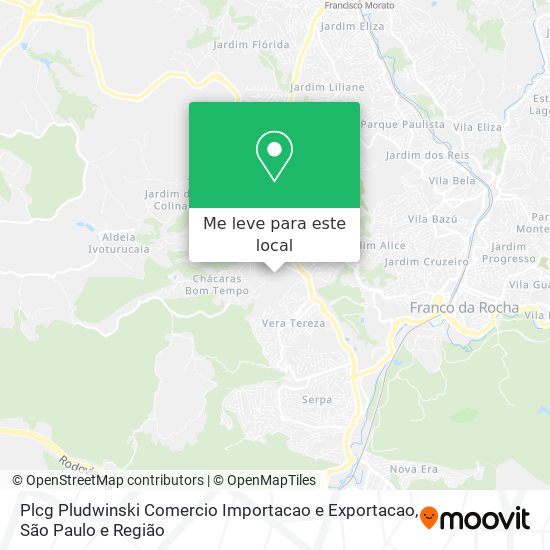 Plcg Pludwinski Comercio Importacao e Exportacao mapa