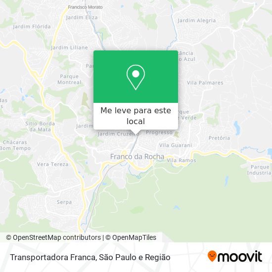Transportadora Franca mapa