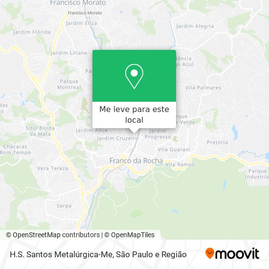 H.S. Santos Metalúrgica-Me mapa