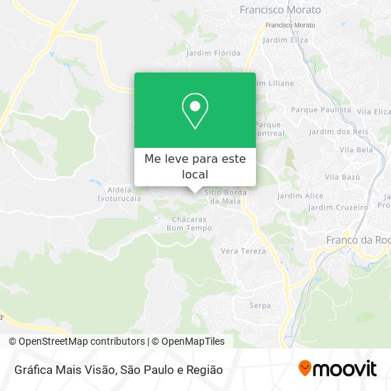 Gráfica Mais Visão mapa