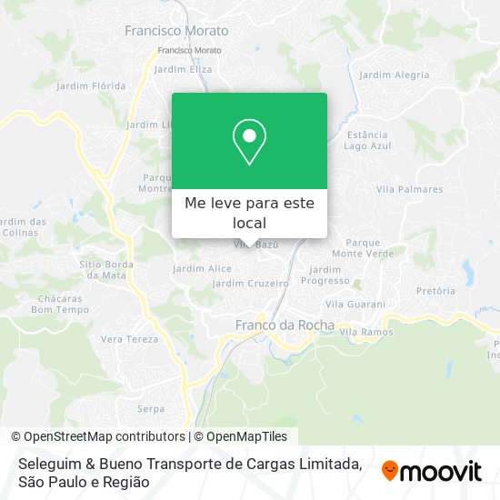 Seleguim & Bueno Transporte de Cargas Limitada mapa
