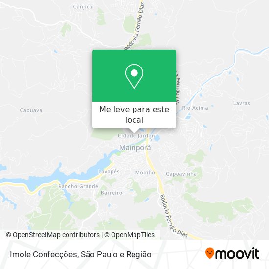 Imole Confecções mapa