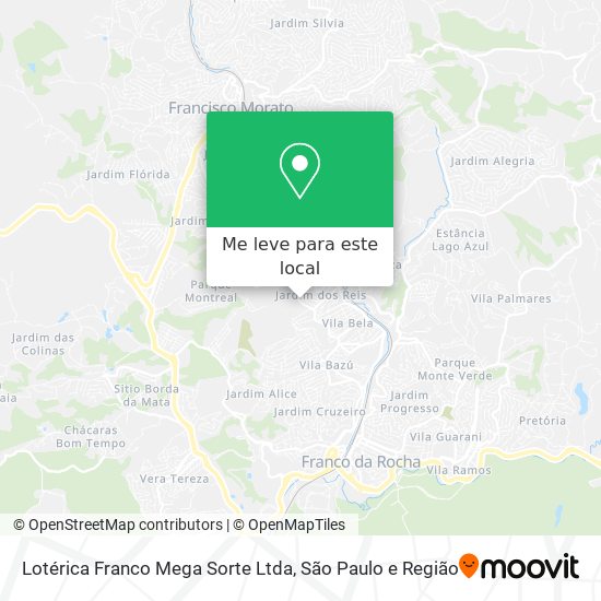 Lotérica Franco Mega Sorte Ltda mapa