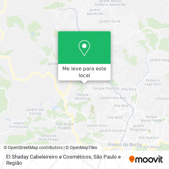 El Shaday Cabeleireiro e Cosméticos mapa