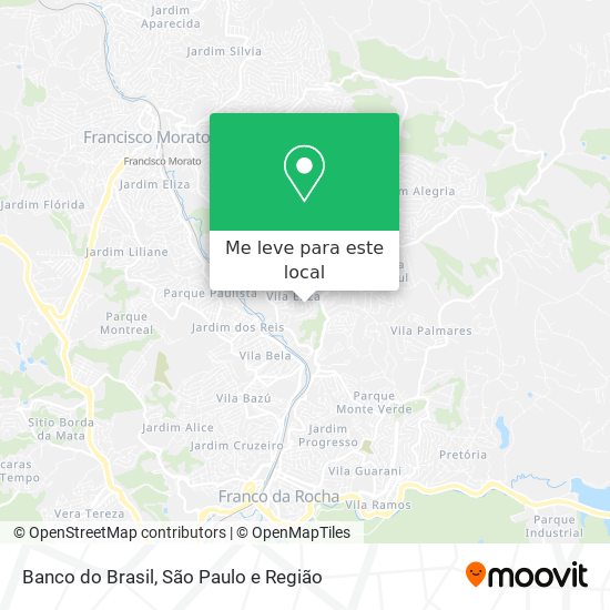 Banco do Brasil mapa