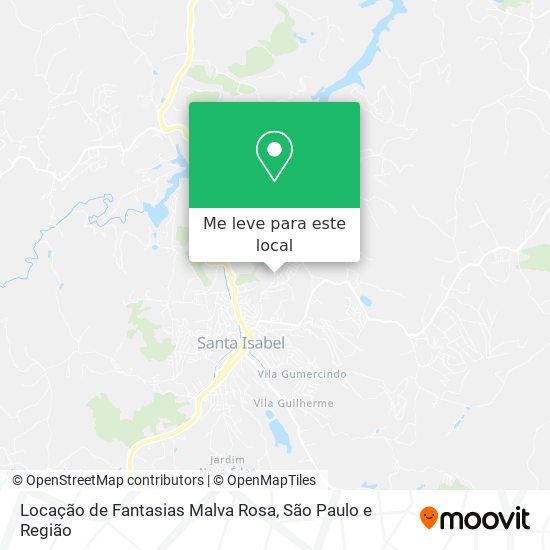 Locação de Fantasias Malva Rosa mapa