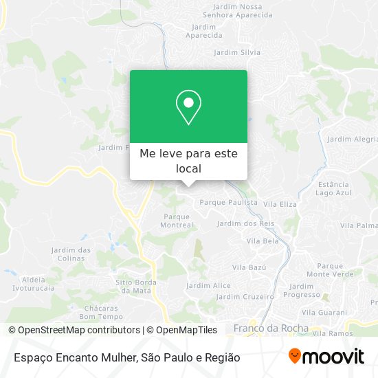 Espaço Encanto Mulher mapa