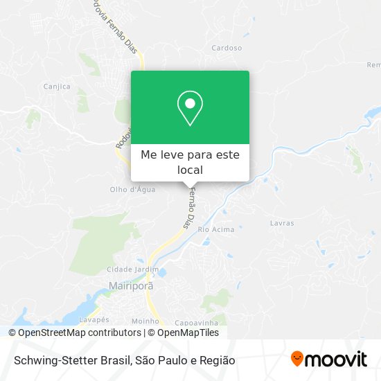 Schwing-Stetter Brasil mapa