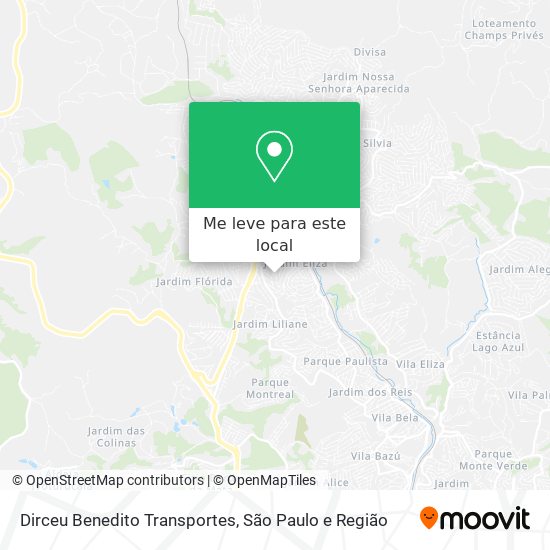 Dirceu Benedito Transportes mapa