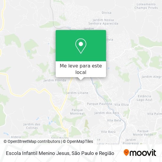 Escola Infantil Menino Jesus mapa