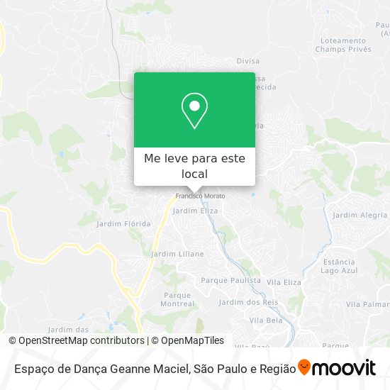 Espaço de Dança Geanne Maciel mapa