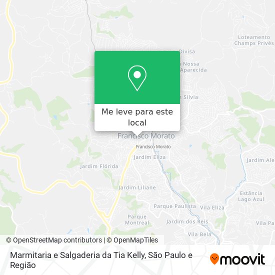 Marmitaria e Salgaderia da Tia Kelly mapa