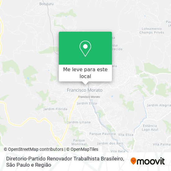 Diretorio-Partido Renovador Trabalhista Brasileiro mapa