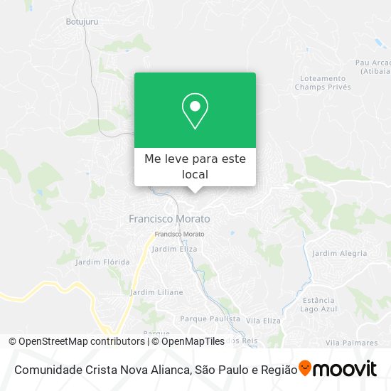 Comunidade Crista Nova Alianca mapa