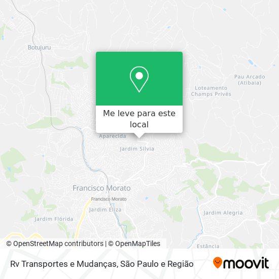 Rv Transportes e Mudanças mapa