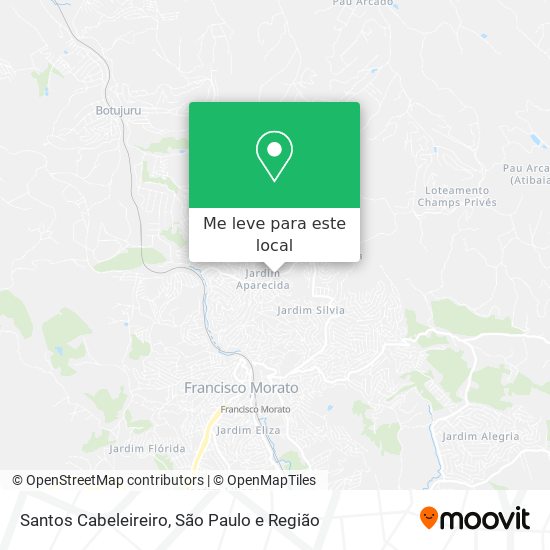 Santos Cabeleireiro mapa