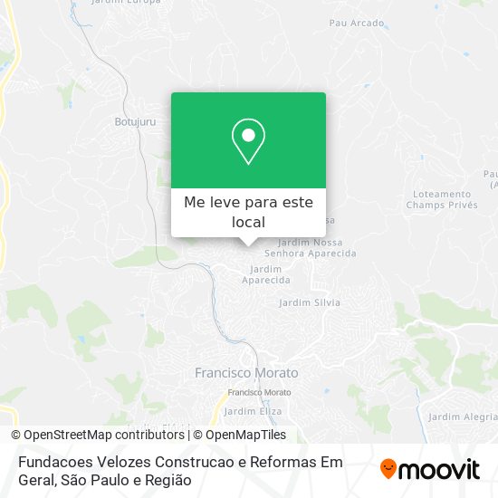 Fundacoes Velozes Construcao e Reformas Em Geral mapa