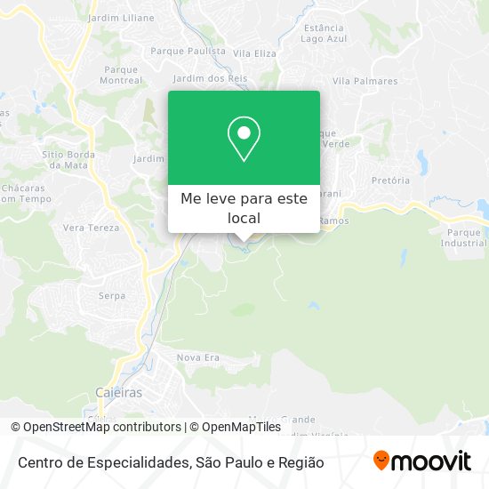 Centro de Especialidades mapa