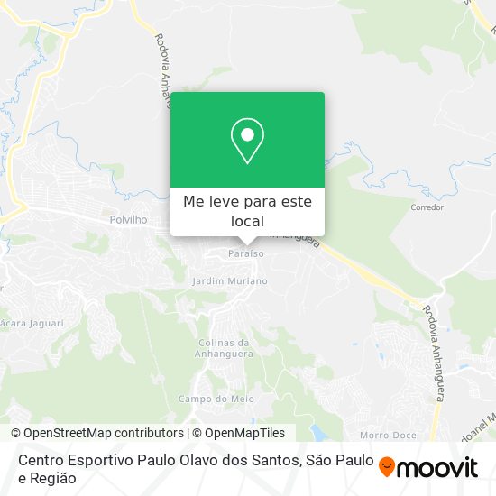 Centro Esportivo Paulo Olavo dos Santos mapa
