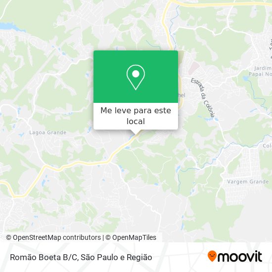 Romão Boeta B/C mapa