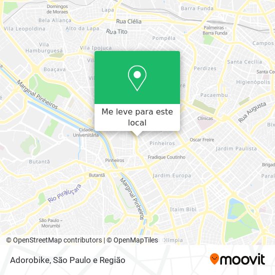 Adorobike mapa