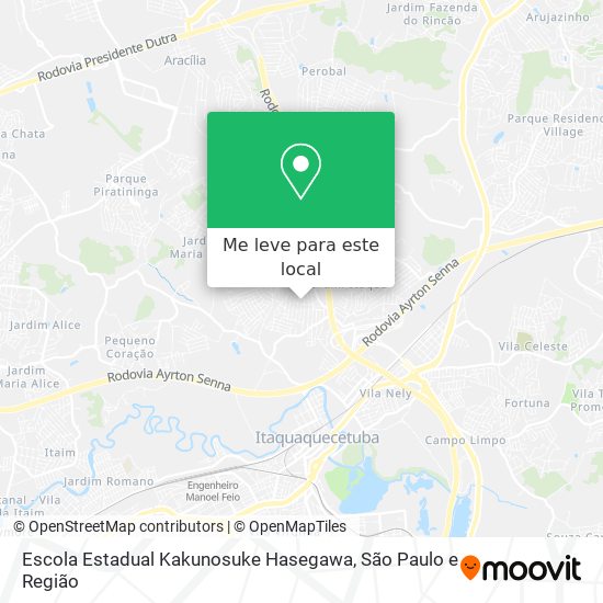 Escola Estadual Kakunosuke Hasegawa mapa
